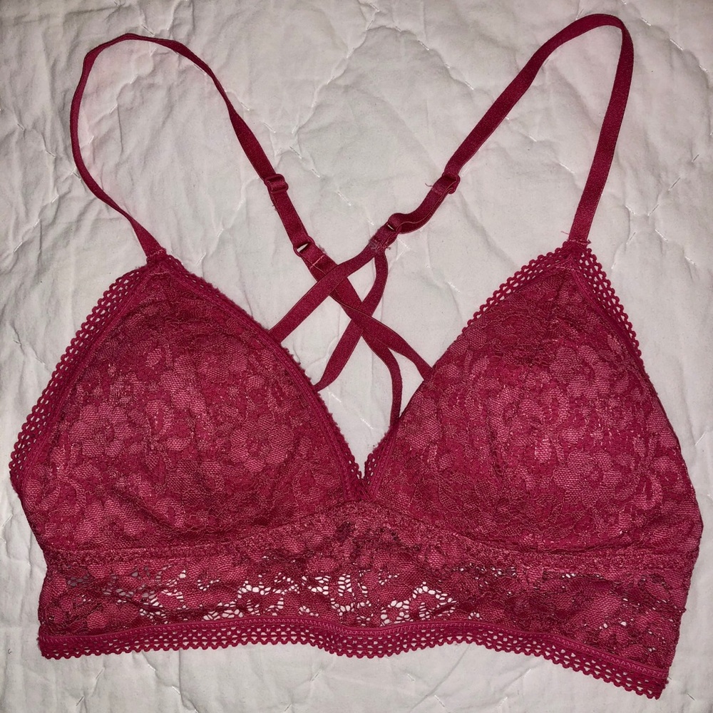 Pink Lace Bralette